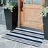OJIA Striped Doormat 2'x3' Cotton Hand Woven Welcome Doormats Machine Washable Indoor/Outdoor Small Rugs Front Porch Rug Farmhouse Mat for Entryway/Kitchen/Laundry/Bathroom