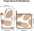 Oven Mitts and Pot Holders for Kitchen Pineapple Oven Mitts Sets Golden Cute Hot Pads Heat Resistant Washable for Counter Table Decorative BBQ Cooking Baking Grilling
