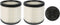 D-TEND 90350 Filter Cartridge with Cap Fits Shop-Vac 5 Gallon and Up Wet & Dry Vacs, Compatible with Part 90304 (2+1)