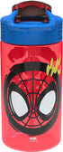 Zak Designs Marvel Spider-Man Kids Water Bottle with Spout Cover and Carrying Loop, Made of Durable Plastic, Leak-Proof Water Bottle Design for Travel (16 oz, 2-Pack, Spidey and His Amazing Friends)