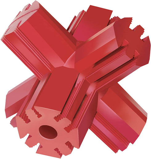 KONG - Jump'N Jack - Durable Rubber Dog Toy for Chewing and Teeth Cleaning - for Small Dogs