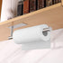 Under Cabinet Paper Towel Holder - Self Adhesive or Drilling, SUS304 Stainless Steel Wall Mount Silver Towel Paper Holder for Kitchen, Pantry, Sink, Bathroom