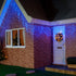 Brizled Blue Icicle Lights, 29ft 360 LED Icicle Christmas Lights, 8 Modes Curtain Fairy Lights with 60 Drops, Clear Icicle Twinkle Lights with Remote for Indoor Outdoor Christmas Wedding Holiday Decor