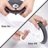 KneadAce Dough Hook Shield For Kitchen Aid - Prevents Your Dough from Climbing Up and Clogging Up Your Mixer Mess Free Mixer Accessory Compatible With Most KitchenAid C Shape Dough Hooks (Dark Grey)