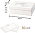 "Lillian Rose White Distressed Box with Prayer Cards, 6.5", off-white (BX115)