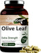 Olive Leaf Extract, 750mg Per Serving, Maximum Strength 20% Oleuropein, 200 Counts (200 Days Supply), Made with Olive Leaf for Immune and Internal Circulation Health Support, Non-GMO