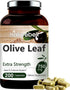 Olive Leaf Extract, 750mg Per Serving, Maximum Strength 20% Oleuropein, 200 Counts (200 Days Supply), Made with Olive Leaf for Immune and Internal Circulation Health Support, Non-GMO