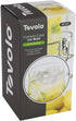 Tovolo Leak-Free, Slow-Melting Colossal 2.25-Inch Cube Ice Silicone Sealed Lid Anti-Tip, Set of 2 Stackable Molds for Whiskey, Spirits, Liquor, Cocktails, Soda & More, Black