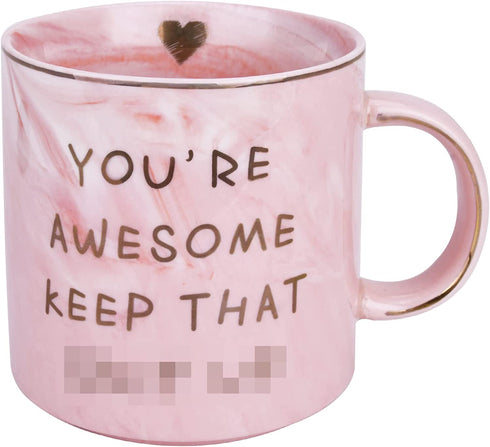 Gifts for Mom Women Wife Her,12 OZ Funny Mug Mothers Day Gifts from Daughter,Birthday White Elephant Gifts,Christmas Stocking Stuffers for Women,Awesome Valentines Day Gifts for Girlfriend Sister