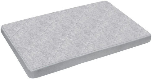 Bassinet Mattress Pad Cover, Compatible with Rectangle/Hourglass/Oval Bassinet Mattress , 2 Pack Waterproof and Soft Cotton Sheet, Breathable Bamboo Sleep Surface (Microfiber-GY)