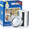 200-Count Canning Lids, Regular Mouth Canning Lids for Ball, Kerr Jars, Split-Type Metal Mason Jar Lids and Secure Canning Jar Lids, 100% Fit for Regular Mouth Jars Lids(200-Count, 70mm)