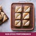 Gotham Steel Crisper Tray for Oven, 2 Piece Nonstick Copper Crisper Tray and Basket, Air Fry in your Oven, Great for Baking and Crispy Foods, As Seen on TV Large, 12.5? x 9?