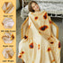 SeaRoomy Burritos Tortilla Throw Blanket, Tortilla Wrap Blanket, Novelty Tortilla Round Blanket Giant Tortilla Round Soft Blanket for Adults and Kids (Yellow Brown, 47 inches)