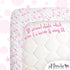 Frenchie Mini Couture Fitted Crib Sheets 100% Woven Cotton Fits Toddler Mattress, Pink Stars, 28 x 52in, 2-Pack