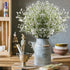 12 Pcs Baby's Breath Artificial Flowers Bulk 3 Branches Faux Baby Breath Plastic Flowers Fake Gypsophila Flower Arrangement for Crafts Fake Flowers Bouquet for Wedding Home Decor White Baby Breath