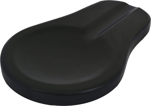Marbco Marble Spoon Rest, Ladle Holder, Marble Spoon Rest Holder for Stove Kitchen, Heavy Duty, Dishwasher Safe (Design 2, Black)