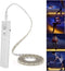 Led Strip Lights Battery Powered,Motion Sensor Led Light Strips Smart Night Light Motion Activated Night Light Led Strip Light for Room Cool White Light-5M / 16.4ft