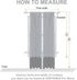 Curtains Semi Sheer Window Curtains Tree Branches Drapes Linen Panels Grommet Window Curtains for Bedroom, Living Room, Laundry, Nursery 50 — 63 Inches 2 Panels White Yellow and Gray