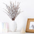 Starryle 10Pcs 29.5'' Long Artificial Jasmine Flowers Fake Flowers for Decoration Faux Winter Jasmines Branches for Home Living Room Kitchen Office Hotel Wedding DIY Decor (White)