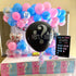 Baby Gender Reveal Board with Stand(12x17), 48 Boy Girl Voting Stickers, 1 Marker(erasable), He or She, Cast Your Vote Game for Guests, Gender Reveal Party Centerpiece Decorations, Chalkboard Design