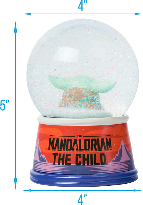 Silver Buffalo Star Wars Mandalorian The Child Egg Pod Snow Globe