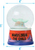 Silver Buffalo Star Wars Mandalorian The Child Egg Pod Snow Globe