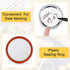100 Pieces Mason Canning Lid Jar Split-Type Lids with Silicone Seals Rings Compatible with Mason Jar Can Reusable Leakproof Lids Storage Solid Caps Flat Sealing Caps
