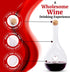 Finest Amore Wine Decanter - 1200ml Heart Shaped Red Wine Carafe with Stopper - Hand Blown Lead-free Crystal Glass, Wine Gift, Wine Accessories