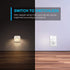 Vont 'Aura' LED Night Light (Plug-in) Super Smart Dusk to Dawn Sensor, Auto Night Lights Suitable for Bedroom, Bathroom, Toilet, Stairs, Kitchen, Hallway, Kids, Adults, Compact Nightlight (6 Pack)
