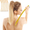 17" Curved Bamboo Back Scratchers 5 Pack, Wooden Back Scratchers for Men Women Adult Pregnant Woman, Best Gift for People Who Need Longer Hands, Heavy-DutyHandle with Hang Loop, Christmas Gifts