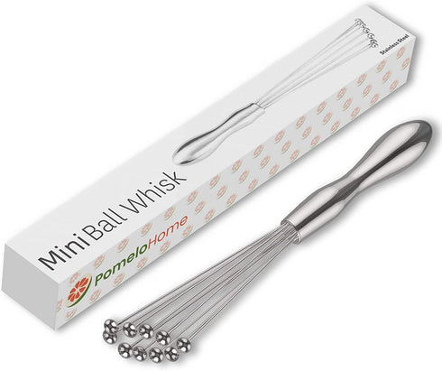 PomeloHome Stainless Steel Ball Whisk | 10 inch Whisk