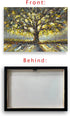 Canvas Wall Art Hand-Painted,12"x 16" Framed Trees Oil Painting Wrapped? Modern Rural Artwork for Living Room Bathroom Restaurant Bedroom Gallery Coffee Shop Decorations (12x16 inch)¦