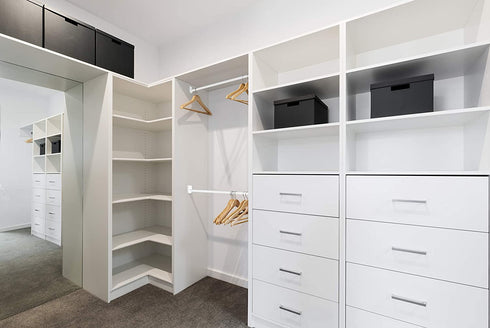 Design House 205831 Adjustable Closet Rod, 48"-72", White