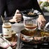 Fat Separator With Bottom Release - Food Strainers,Oil Separator with Strainer 4 Cup Gravy & 1L Grease Separator Cup with Strainer for Improved Health