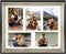 Space Art Deco, 11X14 Collage Picture Frame with 5 Opening Mat for 4X6 Photos Displays or 11X14 Poster Frame Without Mat, Shatter Resistant Glass Wall Mounting(Silver/Black, 1-Pack)