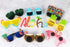 Luau Party Sunglasses - 9 Pairs Funny Hawaiian Glasses, Tropical Fancy Dress Props, Fun Summer Kids Party Favors, Beach Themed Party Supplies Decoration