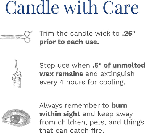 Candle-lite Scented Candles, Moonlit Starry Night Fragrance, One 18 oz. Single-Wick Aromatherapy Candle with 110 Hours of Burn Time, Gray