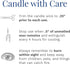 Candle-lite Scented Candles, Moonlit Starry Night Fragrance, One 18 oz. Single-Wick Aromatherapy Candle with 110 Hours of Burn Time, Gray