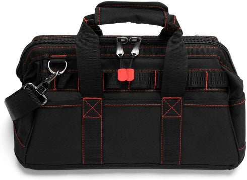 WORKPRO 16-inch Close Top Wide Mouth Tool Storage Bag with Water Proof Rubber Base, W081022A, 16"