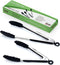 2 PCS Kitchen Tongs Utensil Set by Boxiki Kitchen. Silicone Tongs For Grilling, Cooking and Serving. Heat Resistant Tongs For Cooking. BPA Free Stainless Steel Kitchen Utensils.