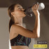 Hydro Habit - Sports Water Bottle with Time Marker Reminder - BPA Free, Non Toxic, Smooth Water Fast Flow, Flip Top Leak Proof Lid, Shaker Ball and Fruit Infuser Strainer - 32 oz 1 Liter