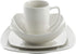 Gibson Home Zen Buffet Dinnerware Set, Service for 4 (16pcs), White (Square)