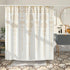 DESIHOM Gold Boho Mandala Shower Curtain Bohemian Theme Medallion Shower Curtain Polyester Fabric-72" x 72"