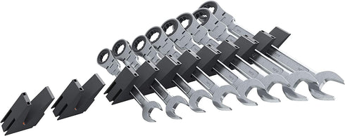 ToolBox Widget - Modular Angled Large Wrench Organizer | Organizer for Mechanics & Conforming Slots | Connect Angled Adapter to Angled Widgets to Any Vertical Widgets for Easy Storage - 1 Kit