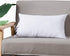 DOWNCOOL 100% Cotton Stuffer Throw Pillow Insert, Rectangle Down and Feather Filled Decorative Bed Sofa Insert, 12x24 Inch, White