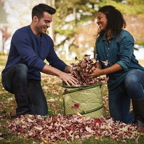 Fiskars 394040-1001 Kangaroo Garden Bag (10 Gallon), Green