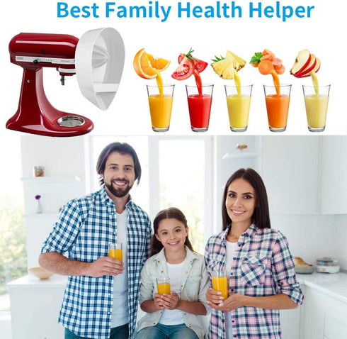 iVict Citrus Juicer Attachment Compatible with All KitchenAid Stand Mixers and Cuisinart Stand Mixers SM-50BC/SM-50R/SM-50TQ/SM-50BL/SM-50BK