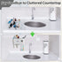 Toothbrush Holder Wall Mounted with Automatic Toothpaste Dispenser 4 Waterproof Toothbrush Slots with Dust-Cover 2 Magnetic Cups and Mini Drawer for Bathroom Shower
