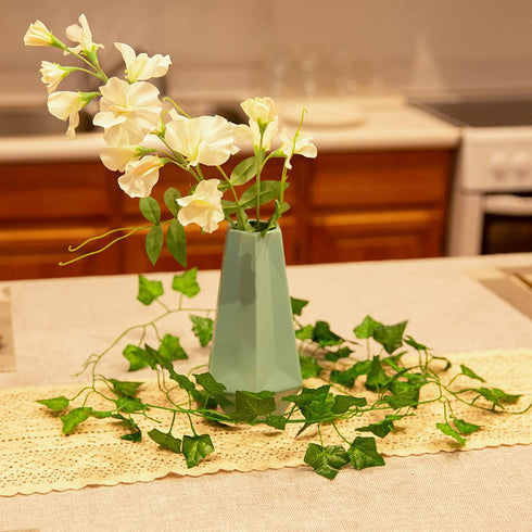 Joyhalo 24 Pack Fake Ivy - Vines Artificial Ivy Leaf Plants, Silk Ivy Garland Greenery Artificial Hanging Plant for Party Garden Outdoor Wedding Wall Decor