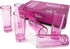 Pink Shot Glasses, Tall Heavy Base Colored Mini Cups, 2 oz Tequila Party Shooters, Set of 6